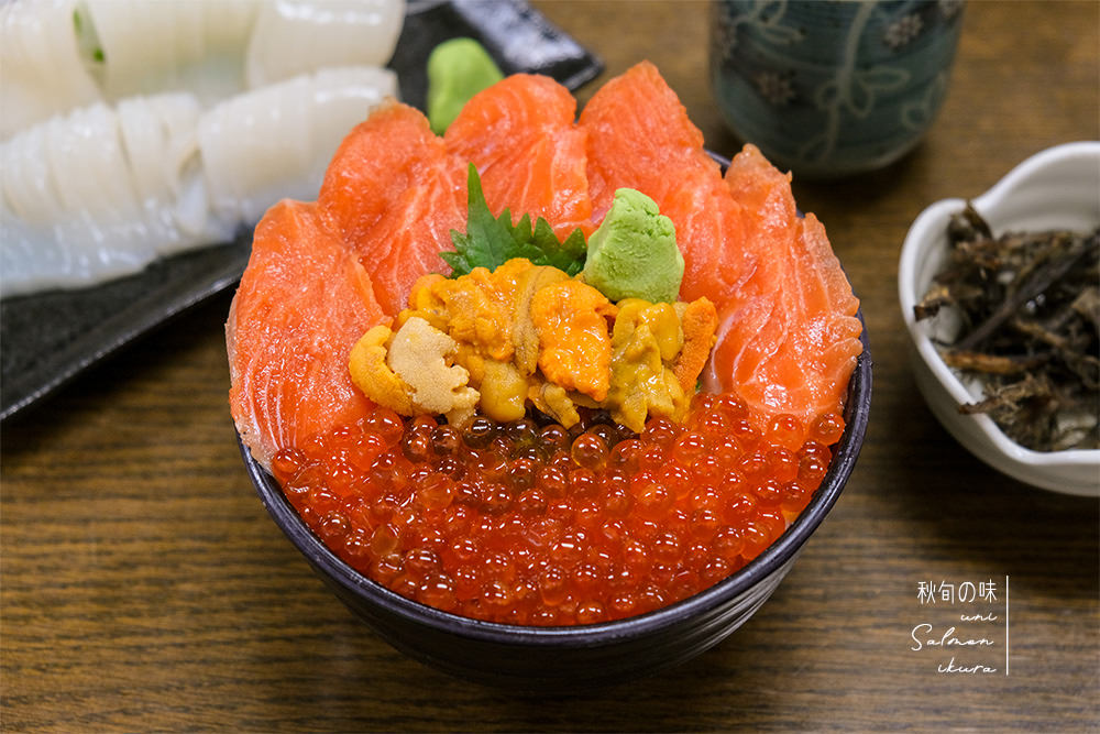 北海道 小樽 秋日爆漿鮭魚卵 魚市場裡的寶石海鮮丼 武田鮮魚店食堂味処たけだ 食攝人生事務所